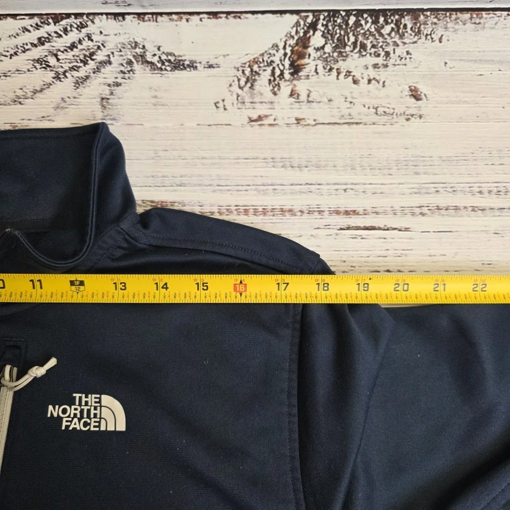 North Face Ventrix‎ Cinder Jacket 1/4 Zip Mens Large Blue Camo Pullover Fleece